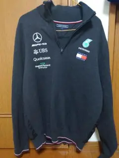 メルセデスAMG F1 支給品 ハーフZIPニット・プルオーバー　2019