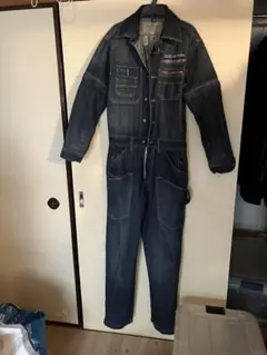 AVIREX オーバーオール つなぎ 黒 ブラック XL AVIREX（アヴィレックス）の「【Dickies × AVIREX】JUMP SUIT
