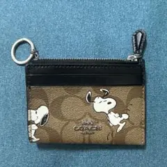 coach スヌーピー パスケース