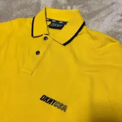 【値下げ中】 メンズ　ポロシャツ　ダナキャラン　DKNY イエロー　大きめ