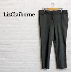 即日発送‼︎【FREE】LizClaiborneダークグレー スラックス
