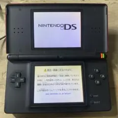 動作確認済み　Nintendo ニンテンドーDSLite 本体　レッド　ブラック