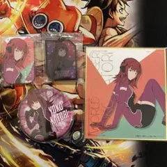 香取葉子　ワールドトリガー　アクリルキーホルダー　缶バッジ　色紙
