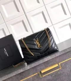 Saint Laurent ブラック ショルダーバッグ