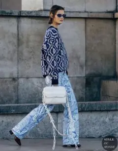 Dries van noten 18aw アウトサイダー柄 パンツ