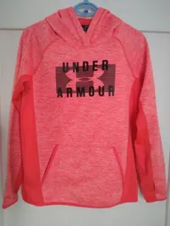 UNDER ARMOUR サーモンピンク パーカー