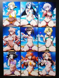 戦姫絶唱シンフォギア　D04　写真　イラスト　ブロマイド　L判　9枚セット