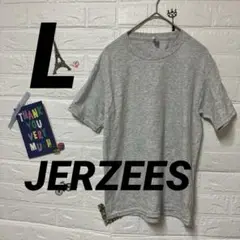 JERZEES グレー Tシャツ 【L】