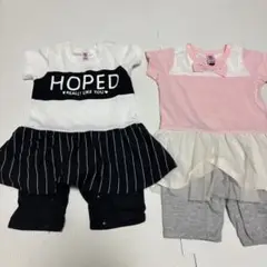 Bell winkベビー服2点セット80