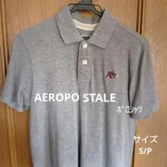 AEROPOSTALE ポロシャツ S/P グレー