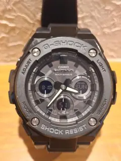 美品G-SHOCKG-STEEL GST-W300ブラック