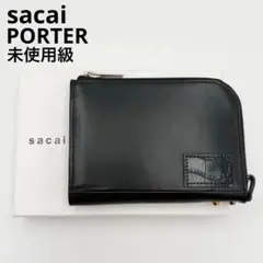 【チャック破損のジャンク品】sacai×PORTER ラウンド ナイロン長財布 sacai / porter / ナイロン / 財布 / ネイビー / scu-001｜Yahoo