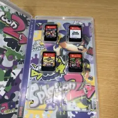 任天堂Switchカセット　マリカー　スマブラ　寿司ストライカー　スプラ2