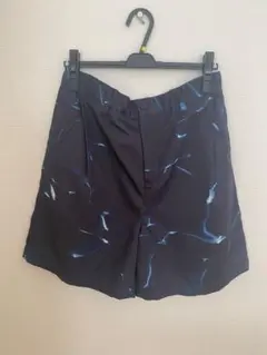 HARE 総柄 ハーフパンツ　ブラック