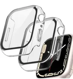 Apple Watch カバー ケース 41mm クリア 2個