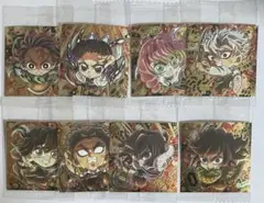 ① 鬼滅の刃 にふぉるめーしょん シールウエハース 柱7人＋竈門炭治郎