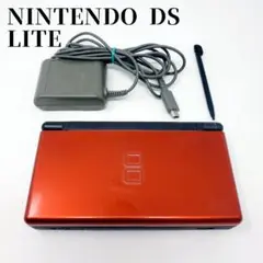ニンテンドー DS lite クリムゾンレッド 本体ACアダプター