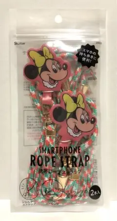 スマホ ショルダー ストラップ 2本組 ディズニー レトロ ミニーマウス