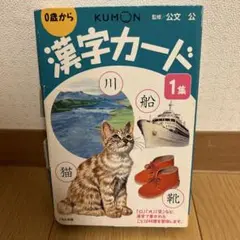 くもん　漢字カード 1集 0歳から　kumon 知育