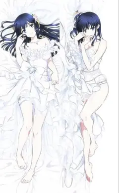 抱き枕カバー・シーツ(キャラクター)　司波深雪 描き下ろし抱き枕カバー(2wayトリコット版) 「劇場版 魔法科高校の劣等生 星を呼ぶ少女」 駿河屋 -【アダルト】<中古>司波深雪 抱き枕カバー 「魔法科高校