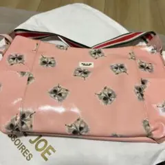 Paul & Joe 猫顔プリント ショルダーバッグ