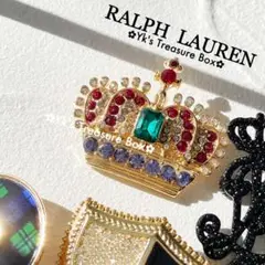 Y746/RALPH LAUREN/希少/シルバーパヴェ RLLブローチ Y746/RALPH LAUREN/希少/シルバーパヴェ RLLブローチ - メルカリ