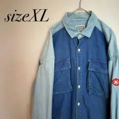 C.E / シーイー　Two Color Denim Shirt デニムシャツ
