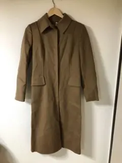 美品ストロベリーフィールズ カシミヤ混ウールロングコートL
