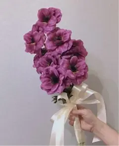 ウェディングブーケ ブートニアセット アネモネ