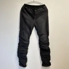 未使用 シャーリングストレッチデニムスリムパンツ
