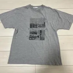 Mサイズ グレー Tシャツ 'WHEREVER YOU MAY GO'