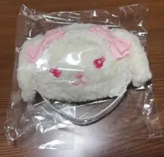うさくみゃちゃんのパスケースポーチ　白