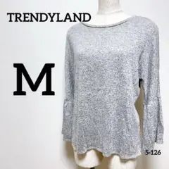TRENDYLAND グレー バルーンスリーブ ニット【M】可愛い 美品
