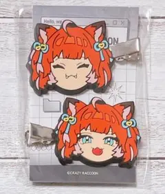 CRストア ヘアクリップ 2種セット 赤見かるび