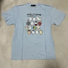 ナガノ展　Tシャツ　行進　ブルー　Lサイズ