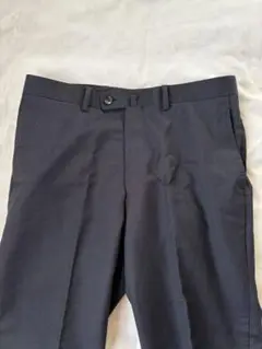 麻布テーラー　スラックス　ウール　グレー