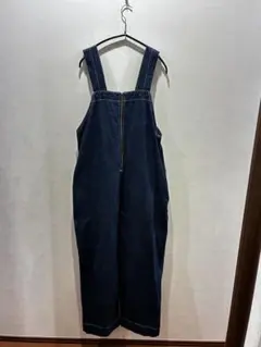 ダークブルー デニム サロペット