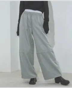 2WAYダブルウエストパンツ FREEサイズ