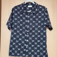 カジュアルメンズシャツ　半袖シャツ　　DaYGLORYモノグラム半袖シャツ