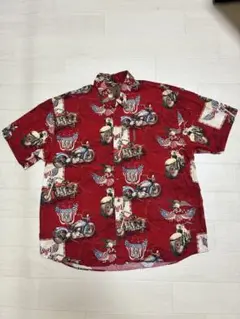 今だけ‼️最終価格‼️美品ノースリバー　アロハ　シャツ XL★ハーレーダビッドソン