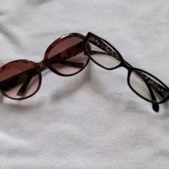【新品未使用】　サングラス　アツキオオニシ他　2本セット