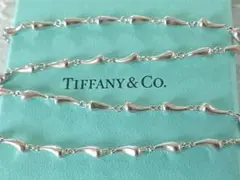 極希少!TIFFANYu0026Co. パフ ティアドロップ ネックレス T298