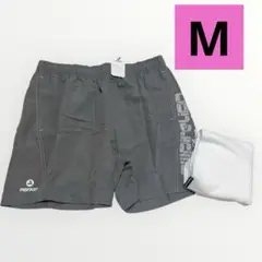 【ギフトセット】サーフパンツ+タオル1点セットグレー 水陸両用 吸水速乾