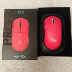 （美品）logicool PRO X SUPERLIGHT 赤