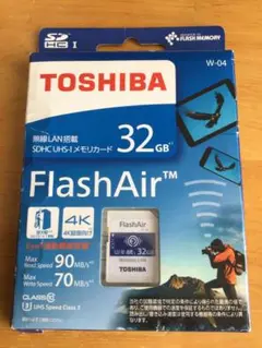 TOSHIBA FlashAir 32GB SDHC UHS-I W-04