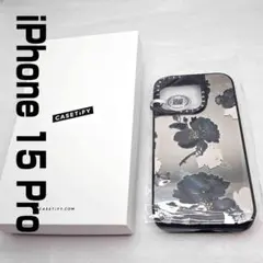 CASETiFY インパクトケース ミラー iPhone 15 Pro 花柄