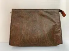 ♪ETRO エトロ♪ペイズリー総柄♪メンズ セカンドバック ポーチ 小物入れ♪