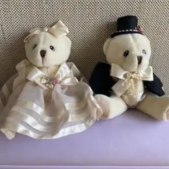 ウェディングクマのぬいぐるみセット