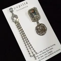 《№548》ꫛꫀꪝ ビジュー×アシメピアス