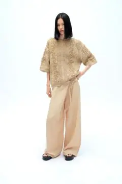 【新品未使用】ZARA X FANGLU LIN パレオパンツ M